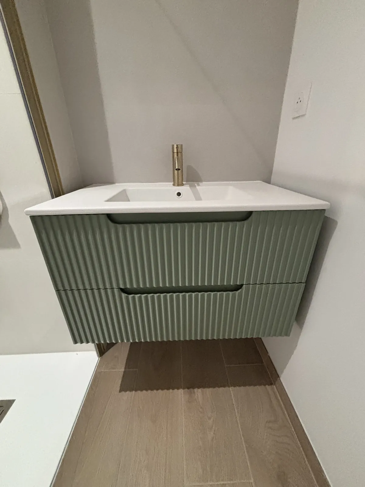 Meuble vasque design vert sapin - Carentoir