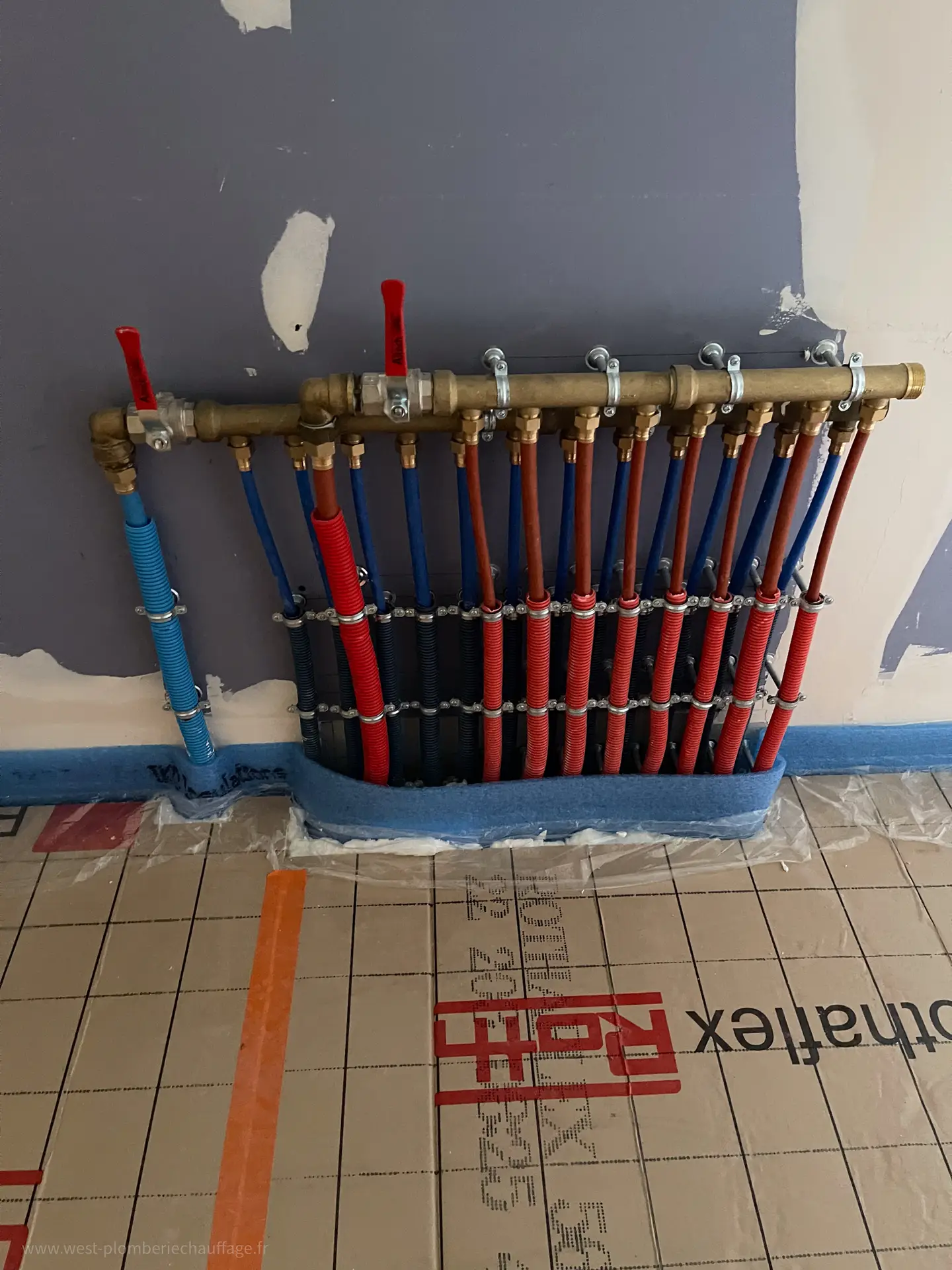 Plomberie et réseau soigné réalisé par West Plomberie Chauffage